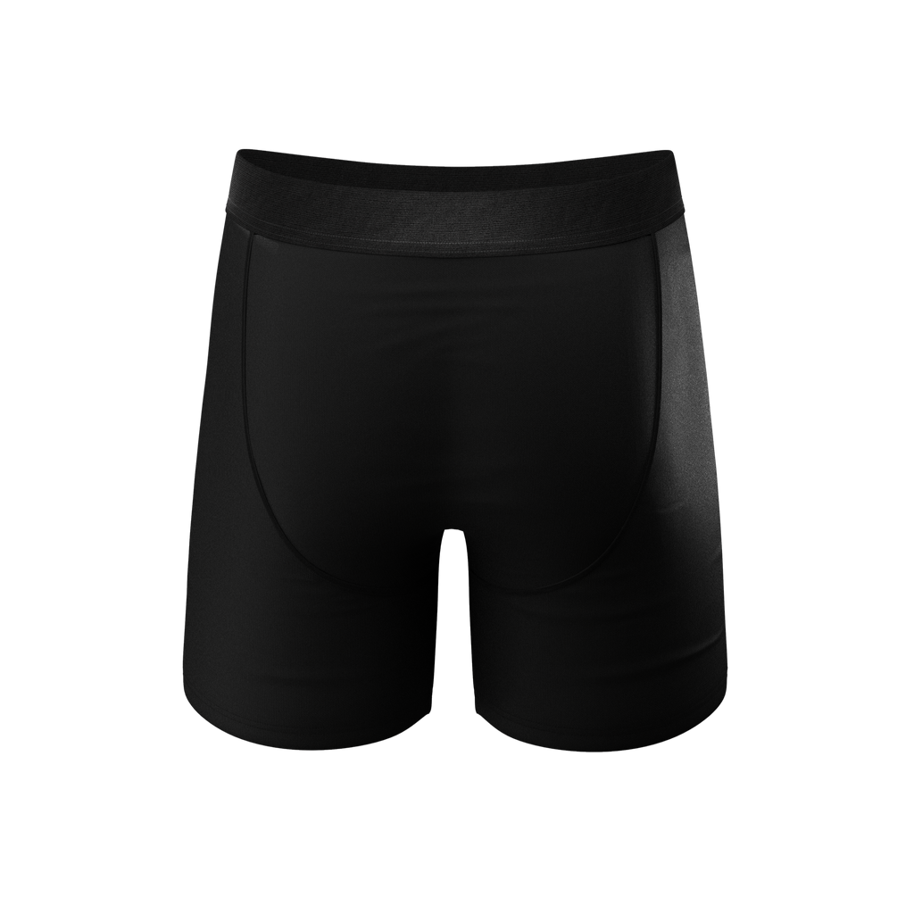 The 009 | Black Tuxedo Ball Hammock® Pouch Underwear - Shinesty