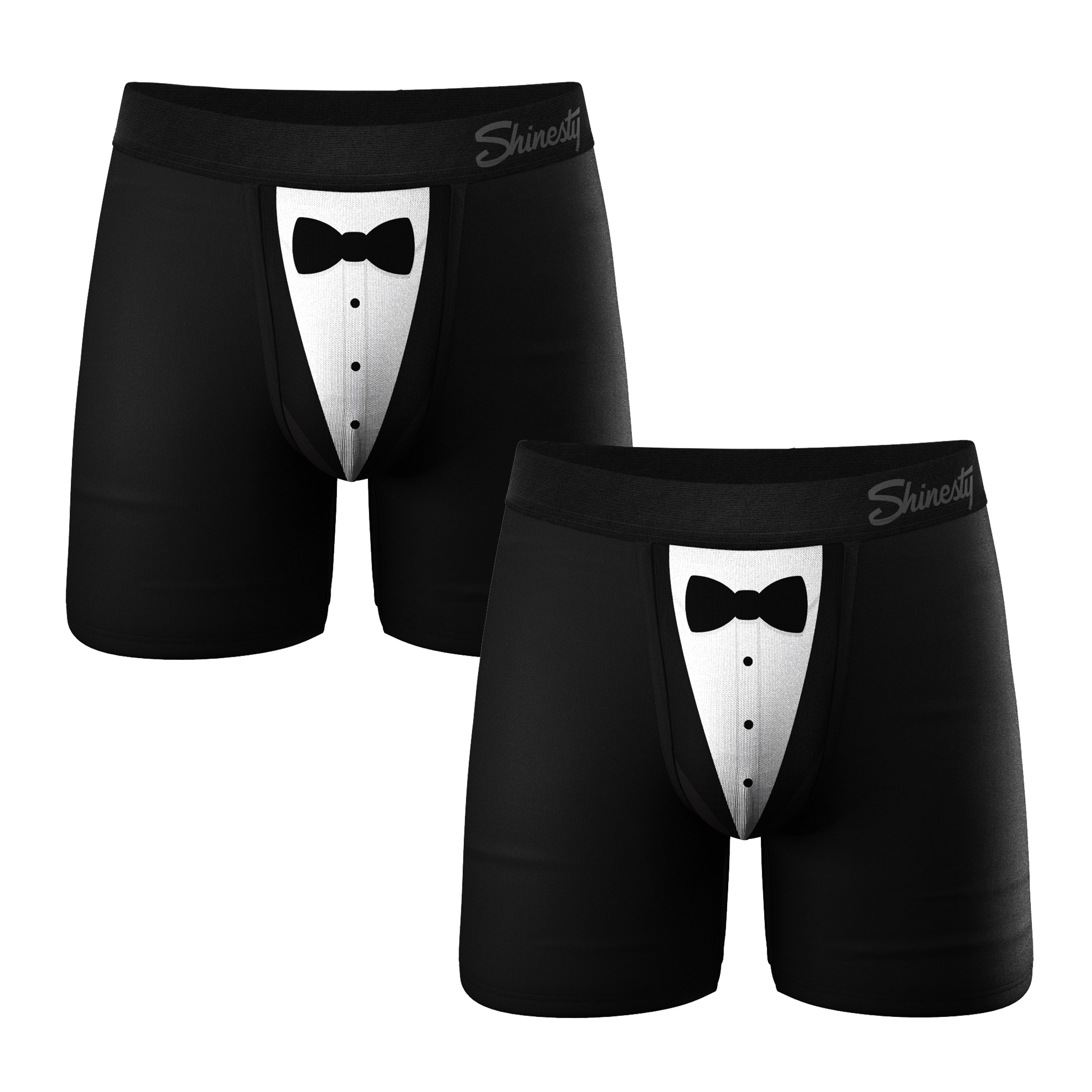 The 009 | Tuxedo Ball Hammock® Boxer Couples Matching Underwear 2 Pack - Shinesty