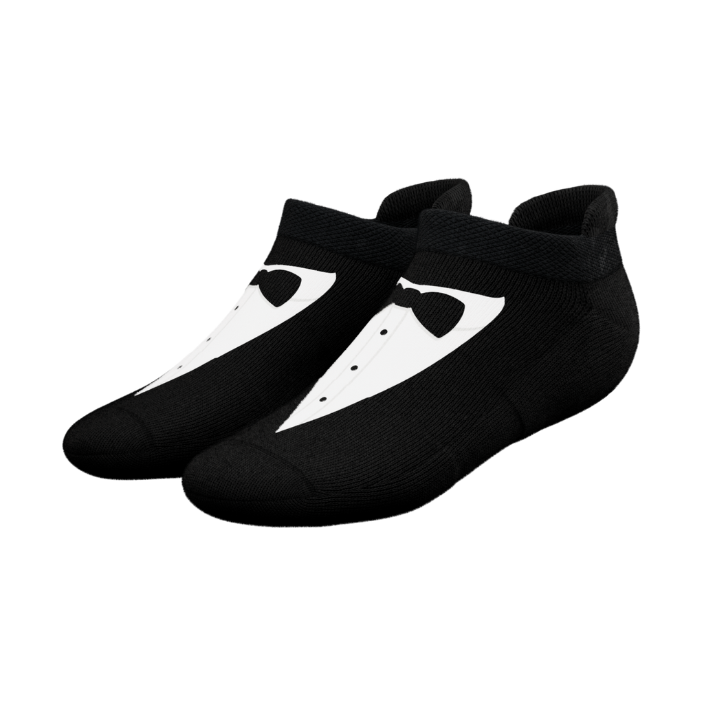 The 009 | Tuxedo Heel Hammock™ Ankle Socks - Shinesty