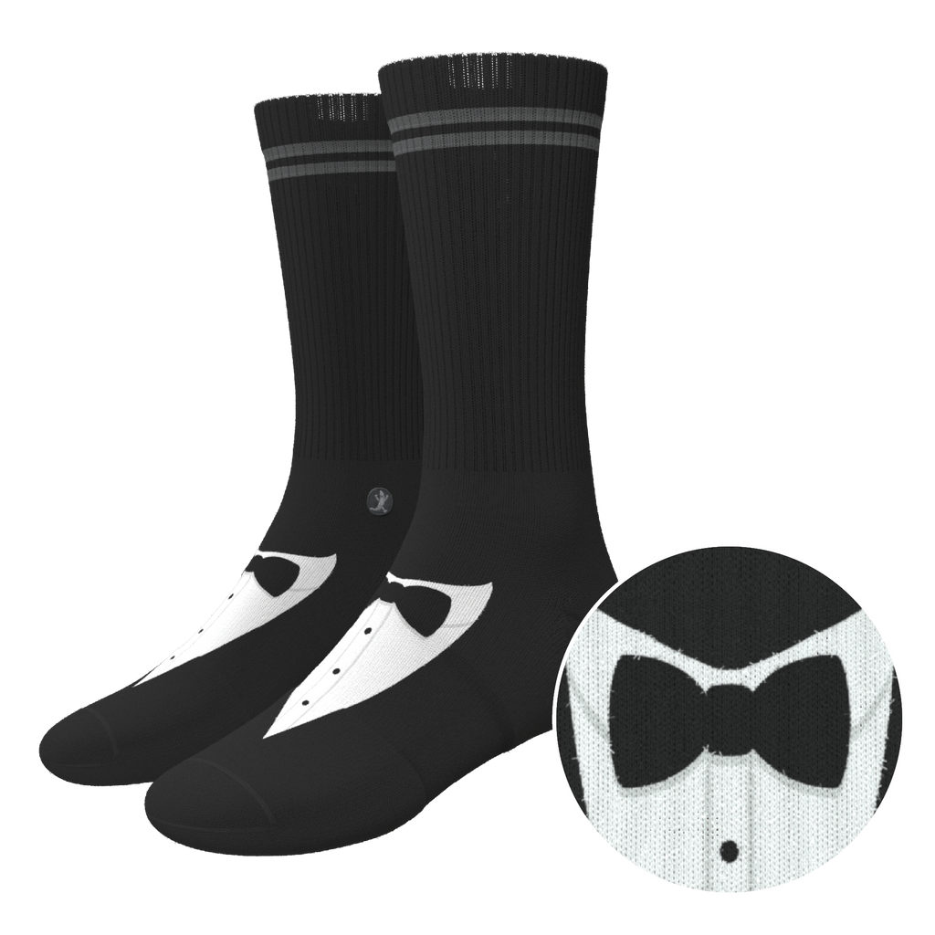The 009 | Tuxedo Heel Hammock™ Crew Socks - Shinesty
