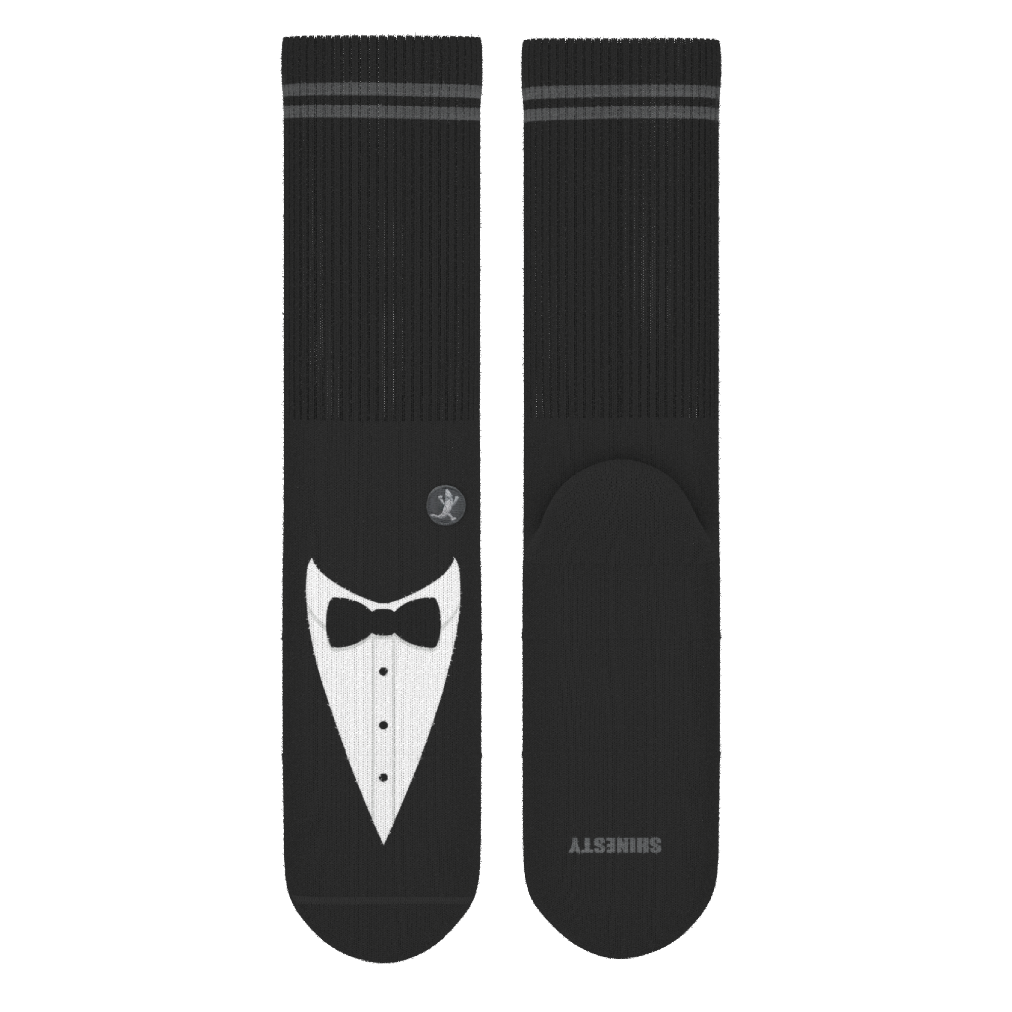 The 009 | Tuxedo Heel Hammock™ Crew Socks - Shinesty