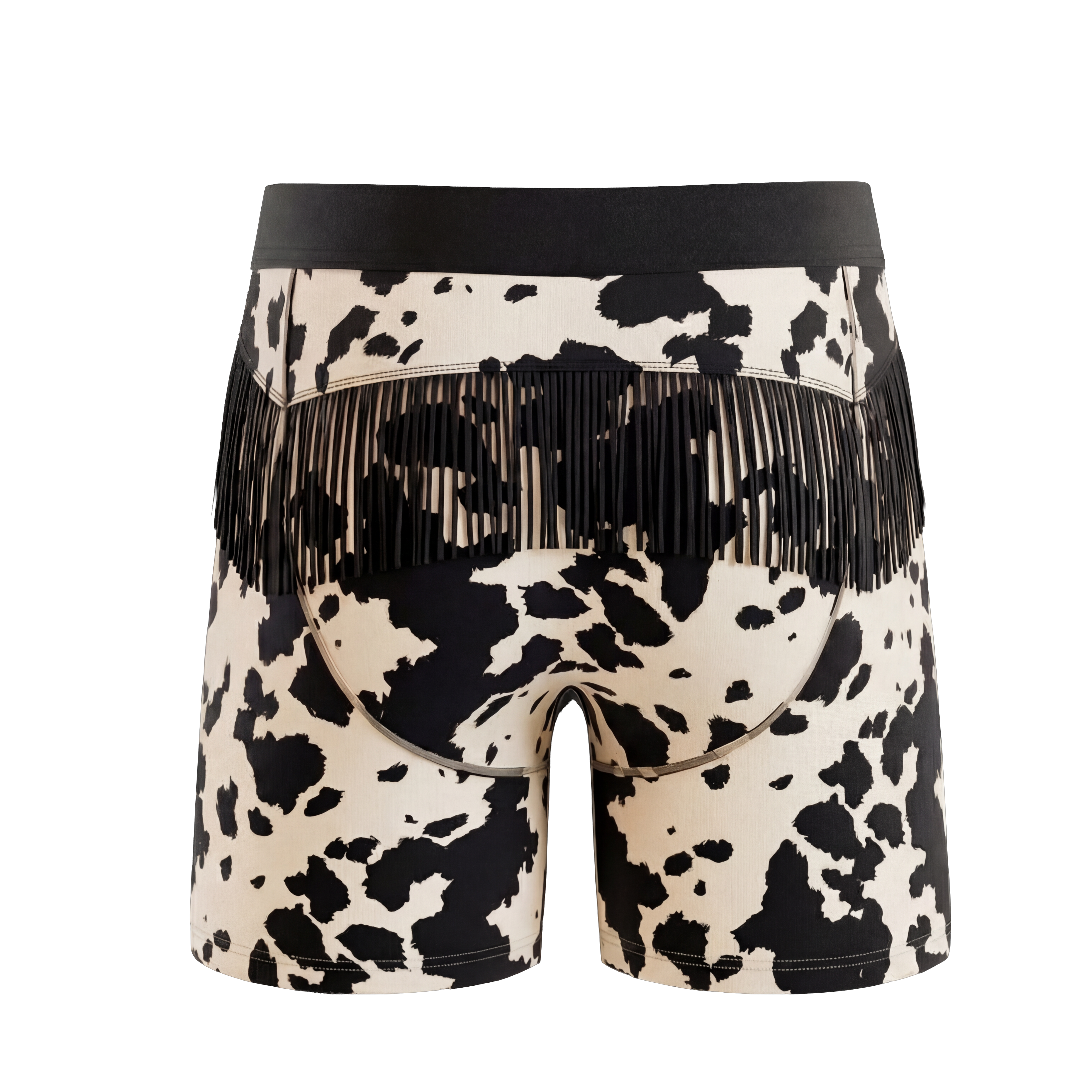 The Graze Escape | Cow Hide Fringe Ball Hammock® Pouch Underwear - Shinesty