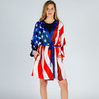 The Mascot | Ladies Unisex USA Eagle Kimono - Shinesty