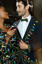 The Duke of December | Christmas Lights Ugly Christmas Suit - Shinesty