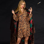 The Fastest Finishers | Leopard Print Wrap Dress - Shinesty