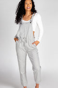 The Groutfit | Women's Heather Grey Pajamaralls® - Shinesty