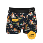 The 12 Slays of Christmas | Christmas Scene Ball Hammock® Pouch Trunks Underwear - Shinesty