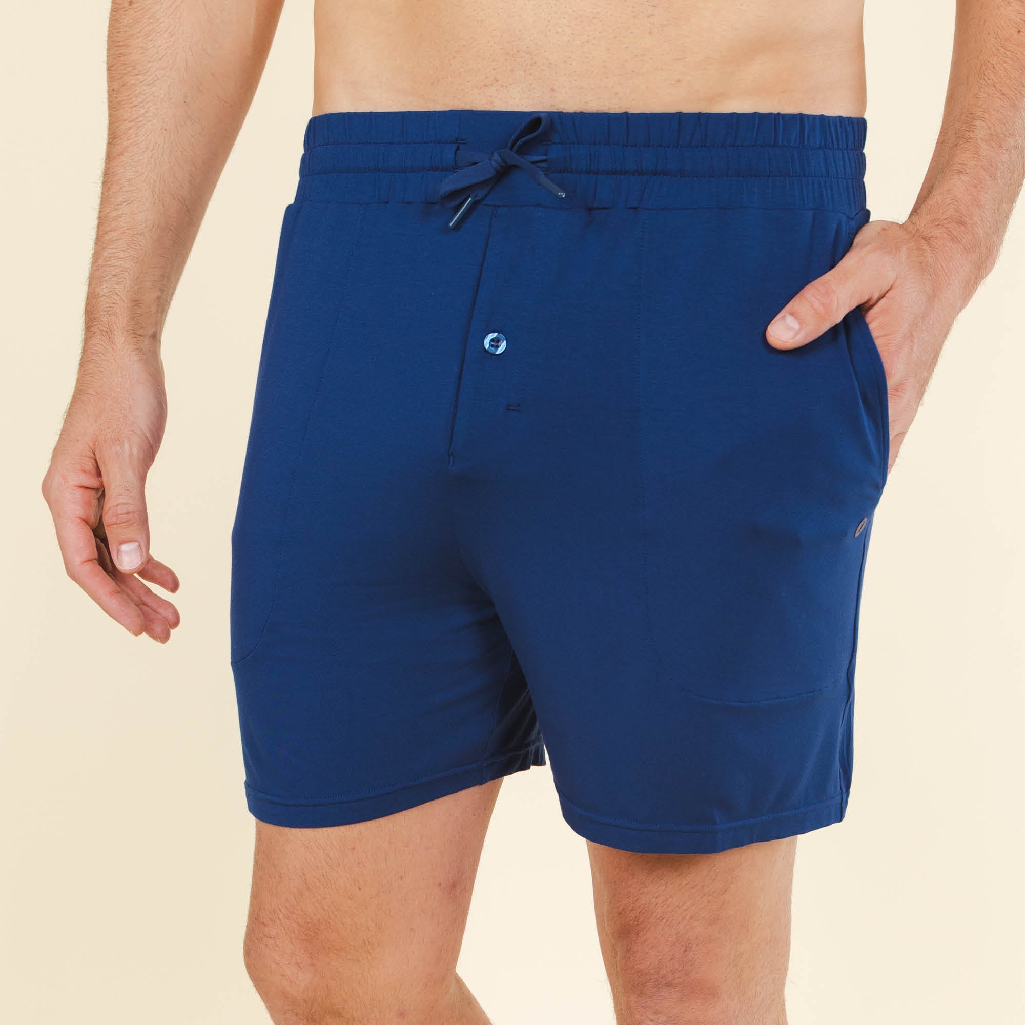 The Big Blue | Navy SleepDeep™ Men’s Pajama Shorts - Shinesty