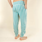 The Nantucket | Green Dock Stripe SleepDeep™ Men’s Pajama Joggers - Shinesty