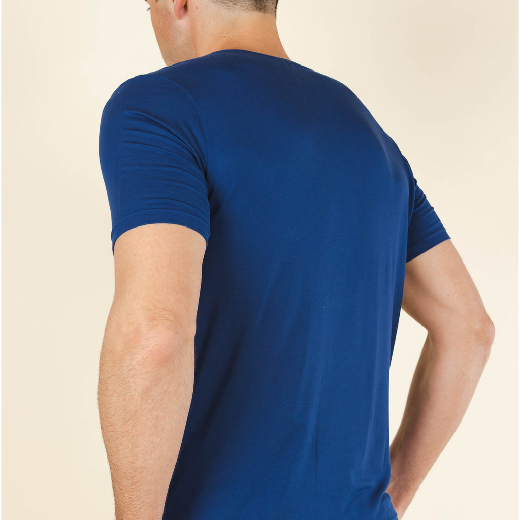 The Big Blue | Navy SleepDeep™ Men’s Pajama Shirt - Shinesty