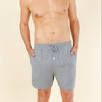 The Rock Solid | Mild Grey SleepDeep™ Men’s Pajama Shirt - Shinesty