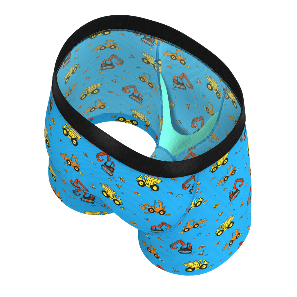 The Dig and Dump | Construction Youth Boxer Briefs - Shinesty