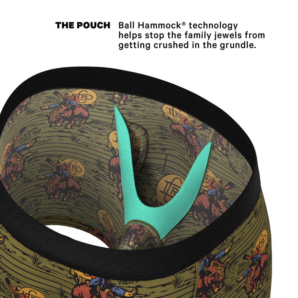 The 1912 | Western Shinesty x Diamond Cross Ranch Ball Hammock® Pouch Underwear With Fly - Shinesty
