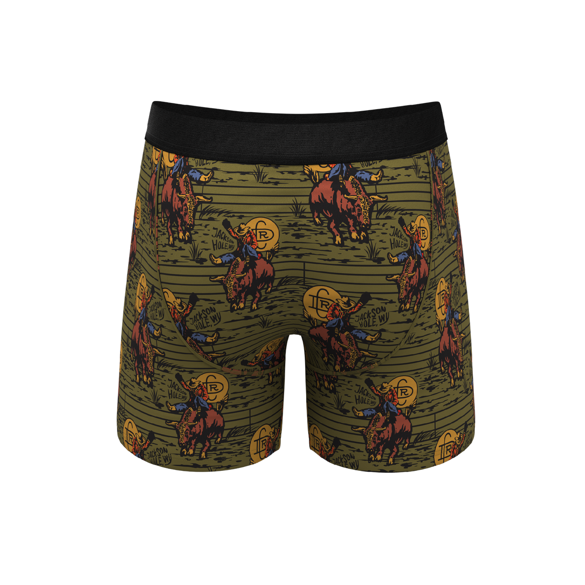 The 1912 | Western Shinesty x Diamond Cross Ranch Ball Hammock® Pouch Underwear With Fly - Shinesty
