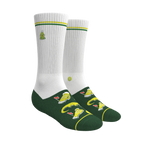 The 19th Hole | Golf Tournament Holes Heel Hammock™ Crew Socks - Shinesty