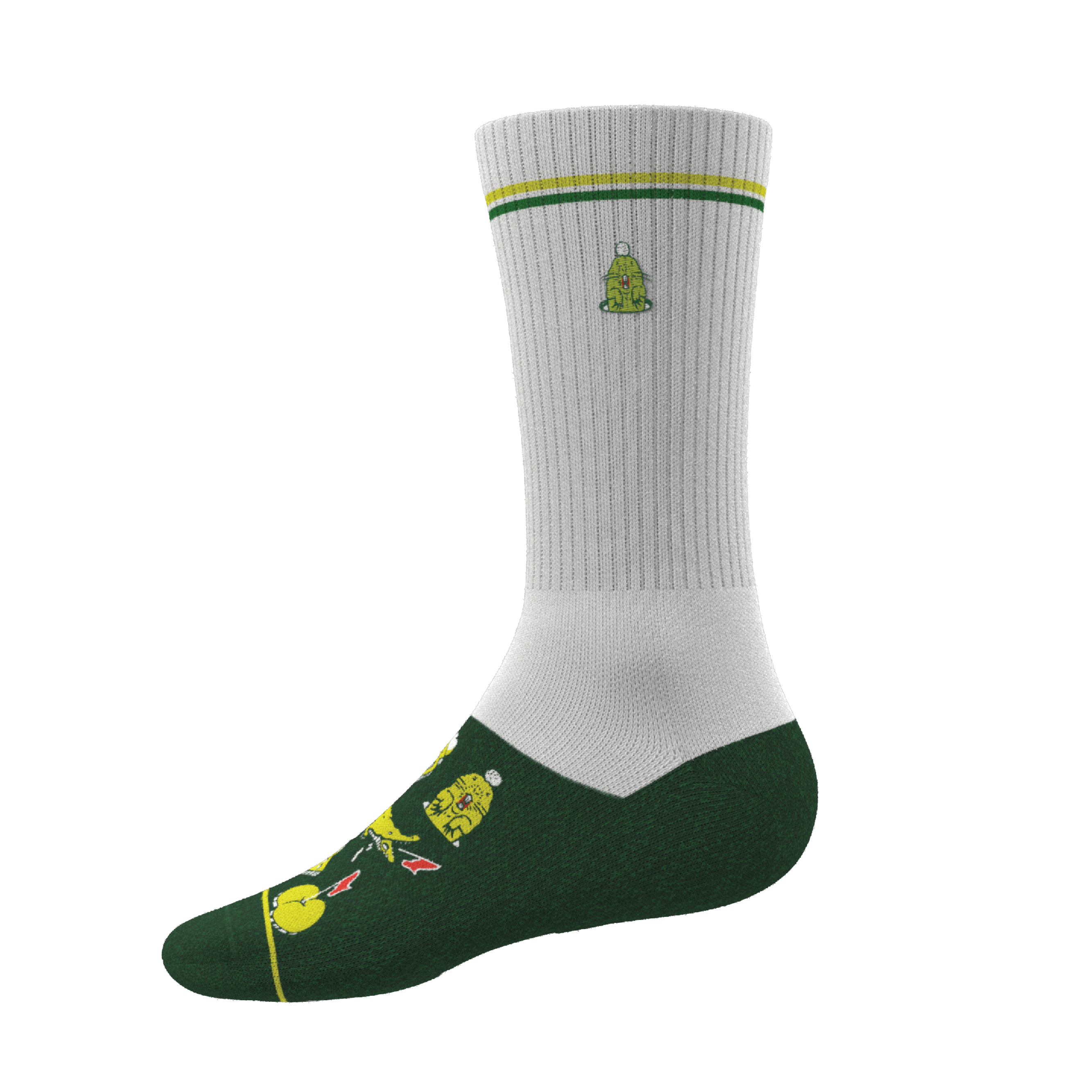 The 19th Hole | Golf Tournament Holes Heel Hammock™ Crew Socks - Shinesty