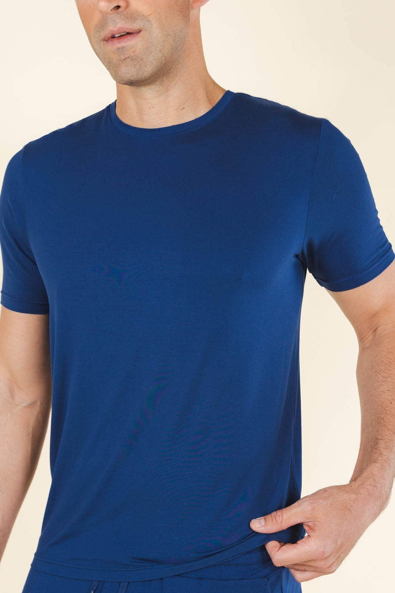 The Big Blue | Navy SleepDeep™ Men’s Pajama Shirt - Shinesty