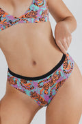 The Go Get 'Em | Abstract Tigers Cheeky Underwear - Shinesty