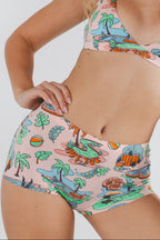 The Motel Hotel | Palm Springs Tropical Modal Boyshort Underwear - Shinesty