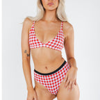 The Hot Diggity | Red Gingham Cheeky Underwear - Shinesty