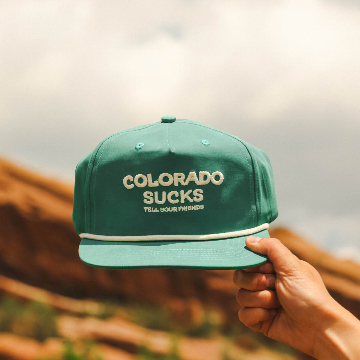 The Liar | Green Colorado Snapback Hat - Shinesty