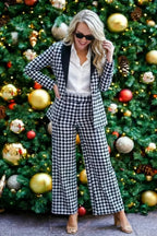 The Sophistication | Houndstooth Women's Suit - Shinesty