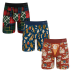 The Holiday Season | Long Leg Ball Hammock® Pouch Underwear With Fly 3 Pack - Shinesty