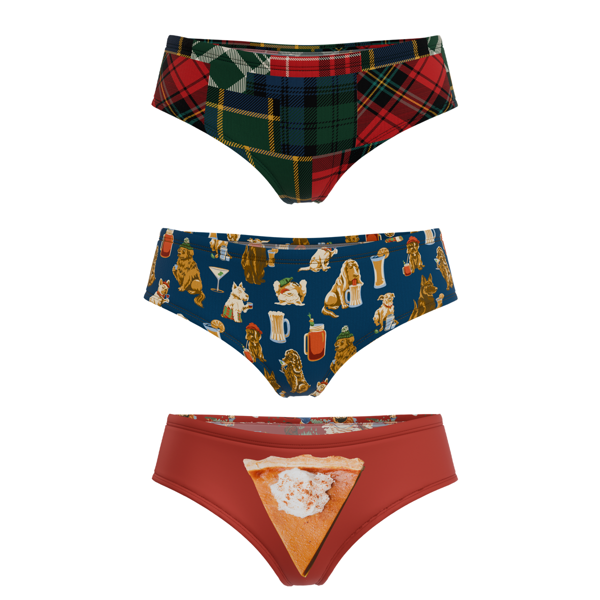 The Holiday Season | Cheeky Underwear 3 Pack