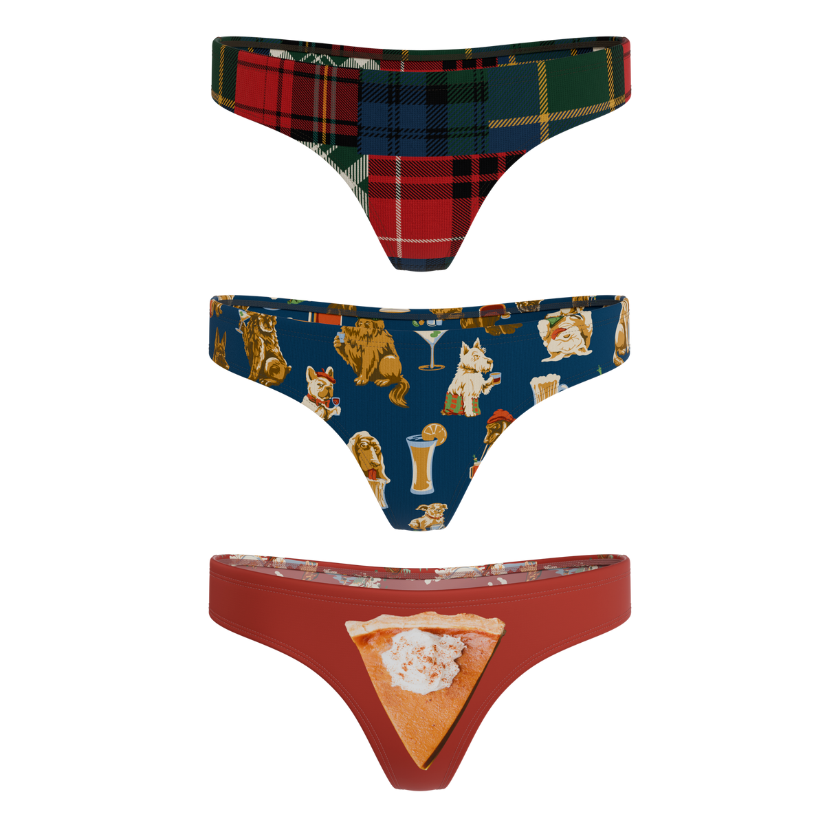 The Holiday Season | MicroModal Thong 3 Pack