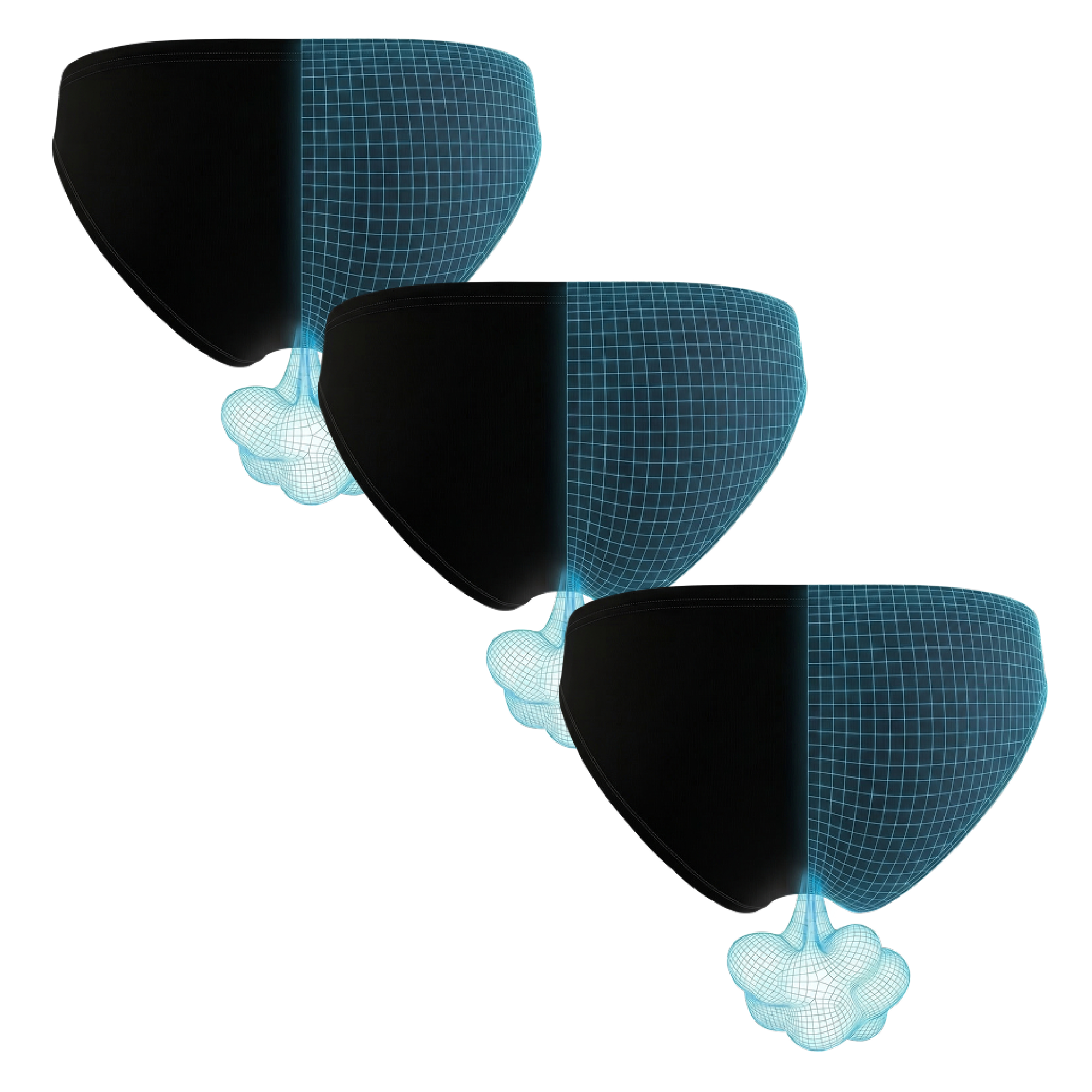 The Threat Level Midnight | Fart Proof Bikini Underwear 3 Pack - Shinesty