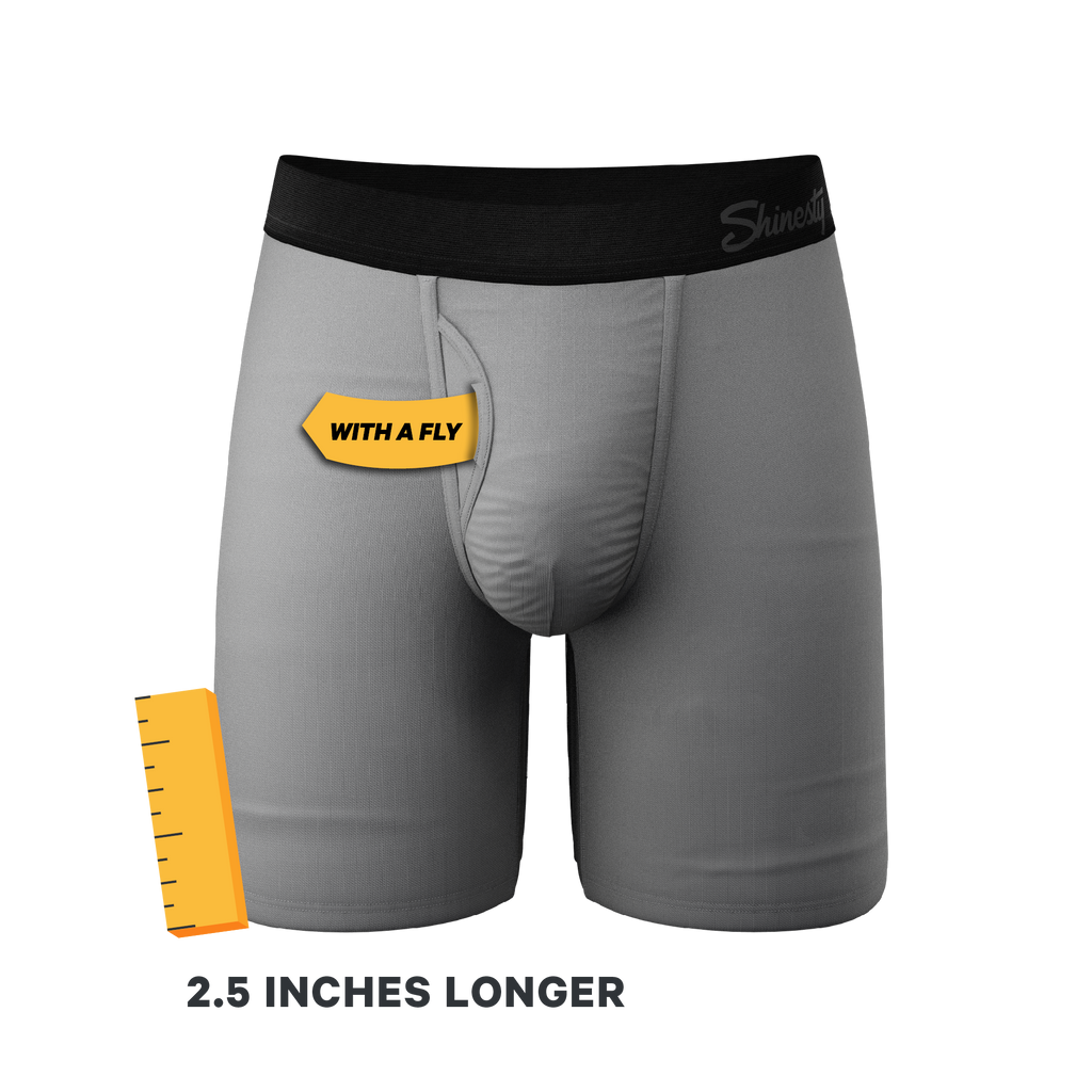 The 50 Shades | Grey Ball Hammock® Boxer - Long Leg - Shinesty