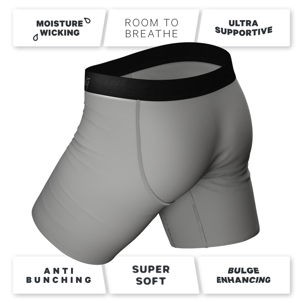 The 50 Shades | Grey Ball Hammock® Boxer - Long Leg - Shinesty
