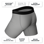 The 50 Shades | Grey Ball Hammock® Boxer - Long Leg - Shinesty