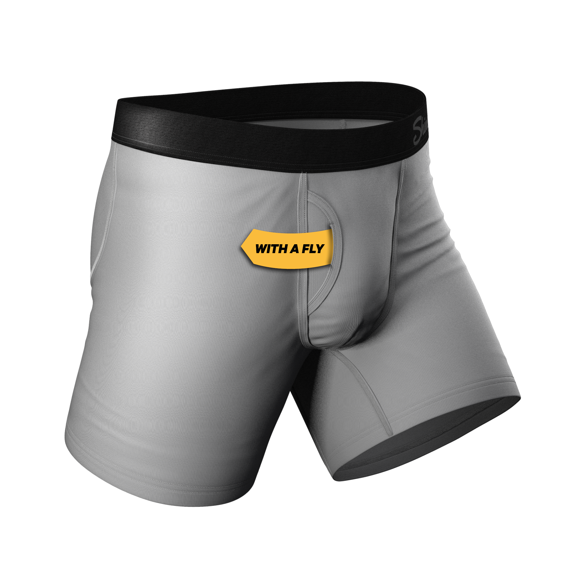 The 50 Shades | Grey Ball Hammock® Pouch Underwear With Fly - Shinesty