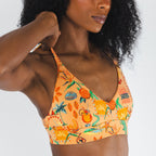 The Sunshine State | Creamsicle Summer Boob Hammock™ Plunge Bralette - Shinesty