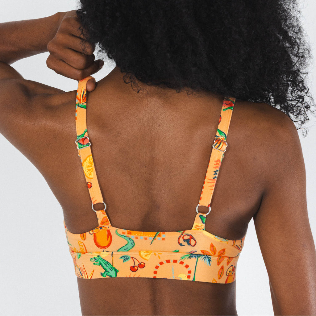 The Sunshine State | Creamsicle Summer Boob Hammock™ Plunge Bralette - Shinesty
