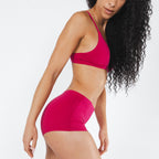 The Begonia | Hot Pink Tonal Modal Boyshort Underwear - Shinesty