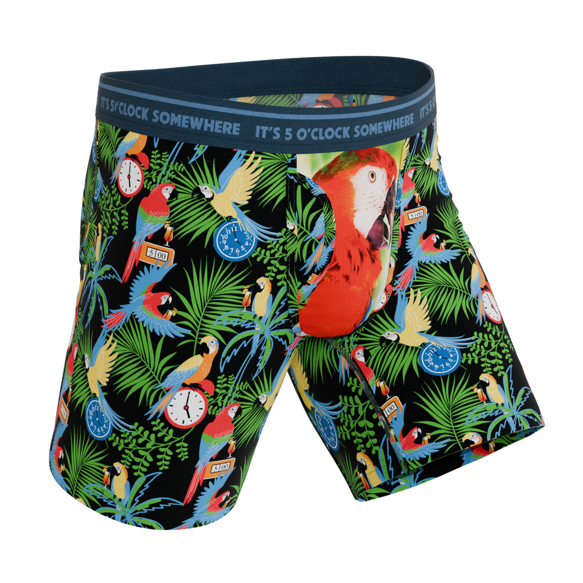 The 5 O'Clock Somewhere | Margaritaville® Ball Hammock® Boxer - Long Leg - Shinesty