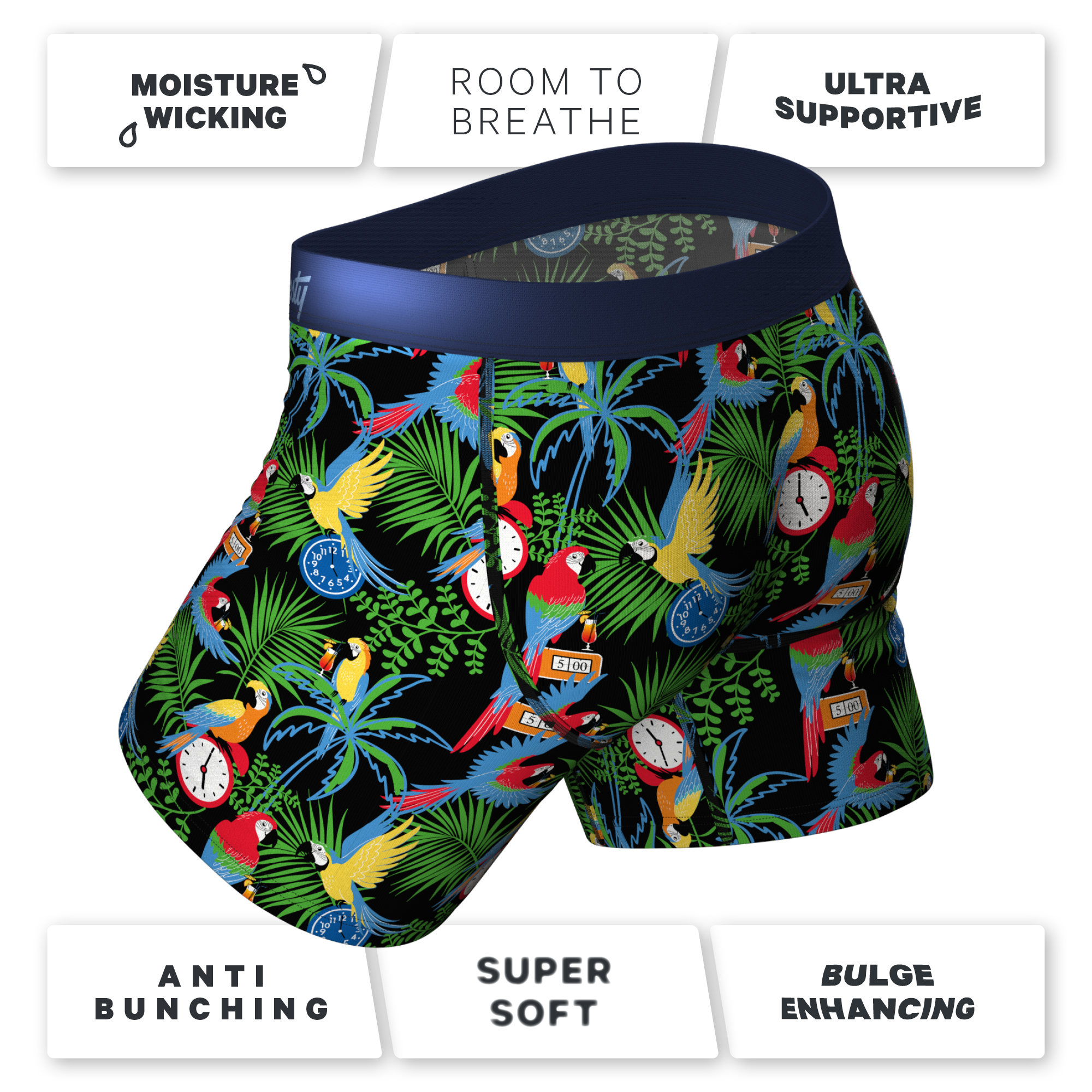 The 5 O'Clock Somewhere | Margaritaville® Ball Hammock® Pouch Underwear - Shinesty
