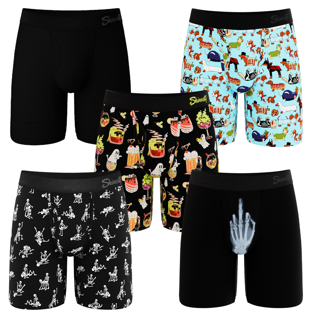 The Halloweird | Long Leg Ball Hammock® Pouch Underwear With Fly 5 Pack - Shinesty
