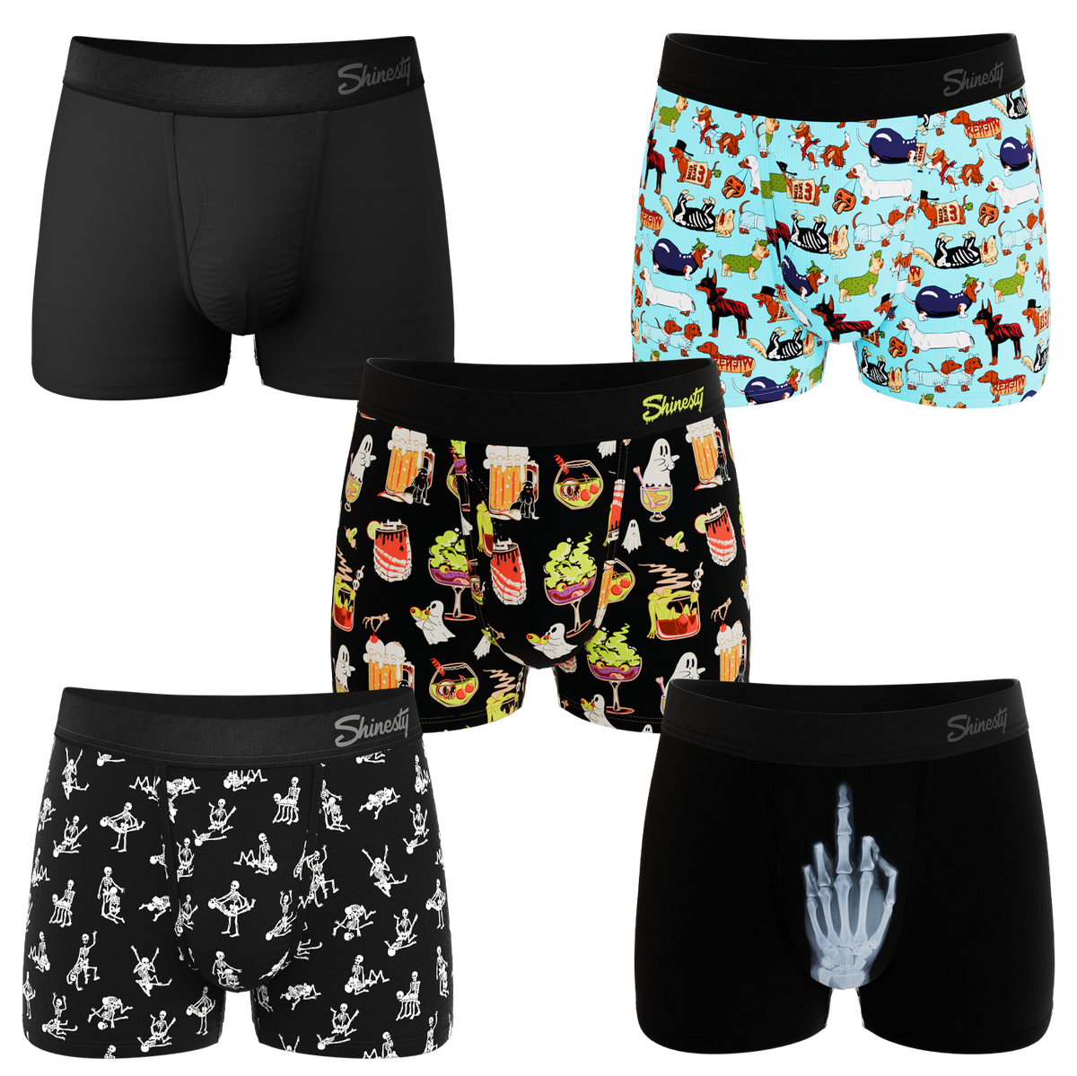 The Halloweird | Ball Hammock® Pouch Trunks Underwear 5 Pack - Shinesty