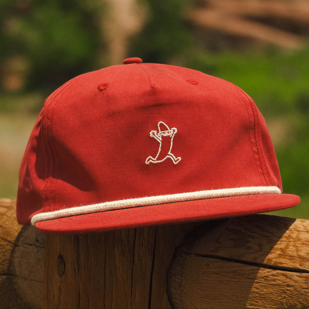 The Peel Out | Cardinal Red Banana Snapback Hat - Shinesty