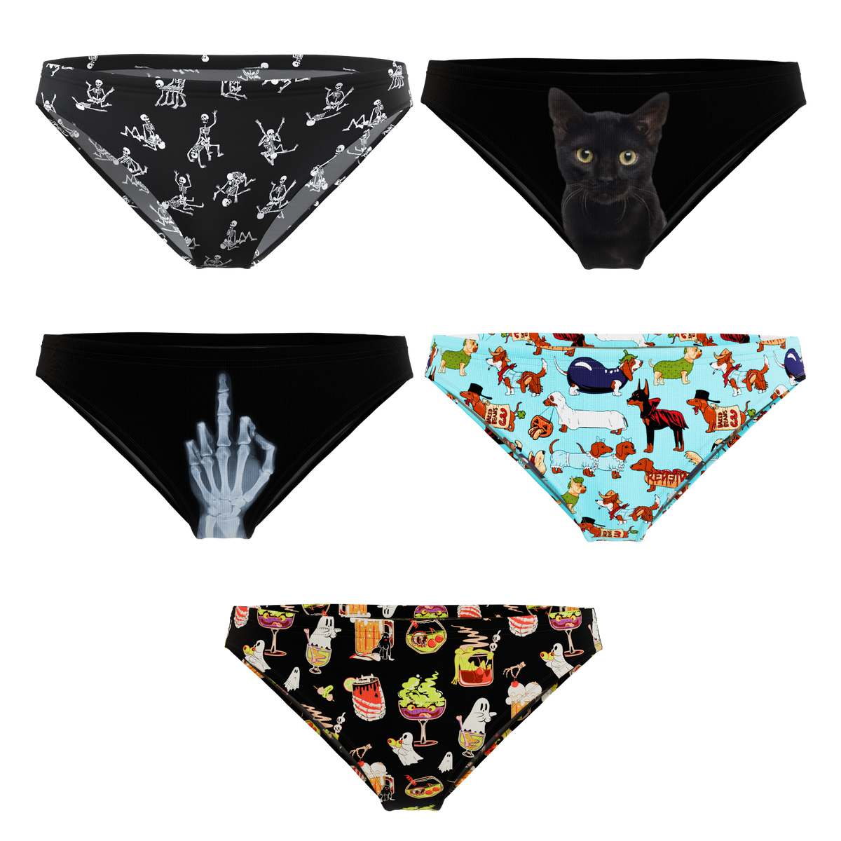 The Halloweird | Bikini Underwear 5 Pack - Shinesty