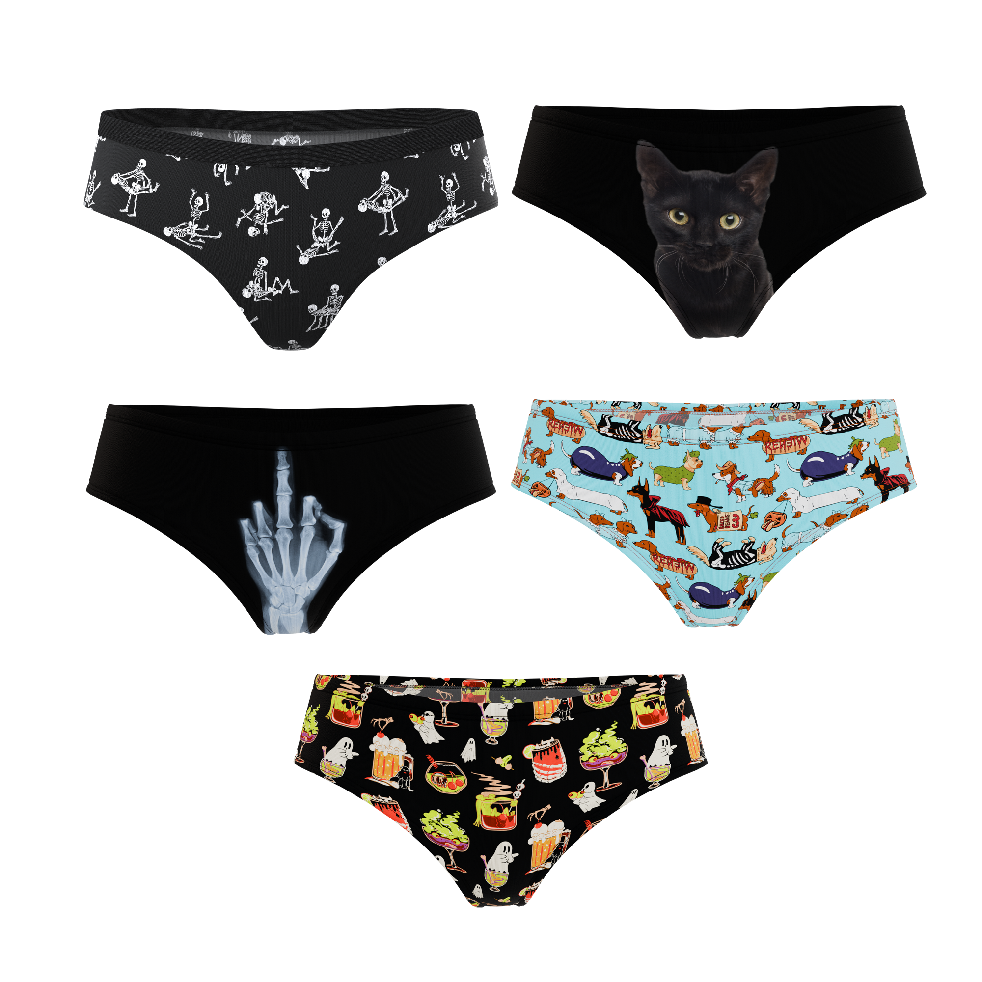 The Halloweird | Cheeky Underwear 5 Pack - Shinesty