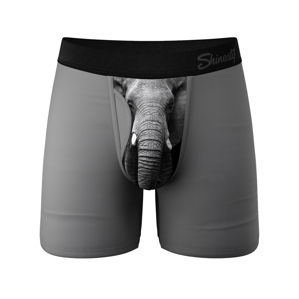 The Junk In The Trunk | Elephant Ball Hammock® Pouch Underwear With Fly - Shinesty