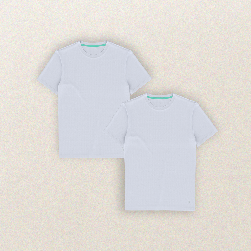 The Everyman™ Tee - White 2 Pack | Mens Tee 2 Pack ft. Super Stupid-Soft™ Fabric - Shinesty