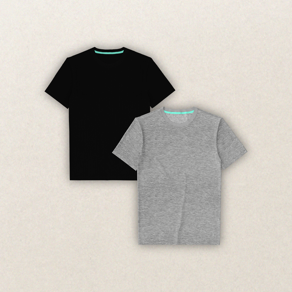 The Everyman™ Tee - 2 Pack | Mens Crew Neck T Shirt 2 Pack ft. Super Stupid-Soft™ Fabric - Shinesty