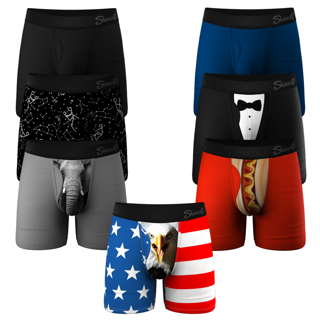 The Drawer Filler | Ball Hammock® Pouch Boxer Briefs with Fly 7 Pack - Shinesty