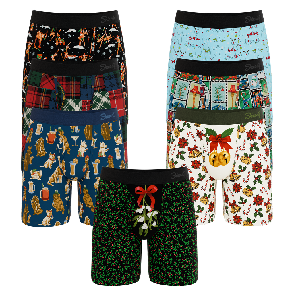 The Ultimate Holiday Pack | Long Leg Ball Hammock® Pouch Underwear With Fly 7 Pack - Shinesty