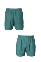 The Ace Angler | Teal and Bass Ball Hammock® 5 Inch Athletic Shorts - Shinesty